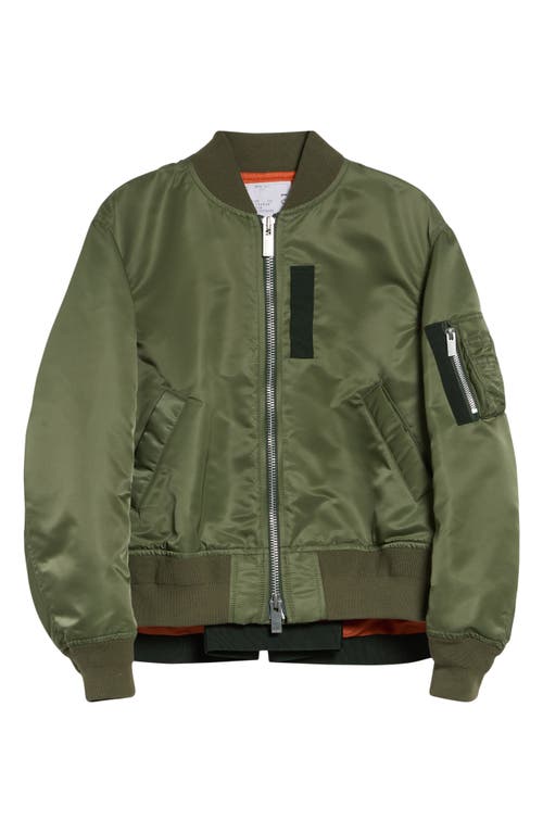 Sacai Sacai Nylon Twill Bomber Jacket