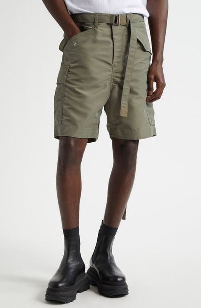Sacai Sacai Nylon Twill Cargo Shorts