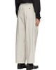 sacai sacai Off-White Cotton Typewriter Trousers - 3