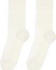 sacai sacai Off-White Pile Logo Socks - 2