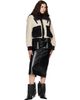 sacai sacai Off-White Wool Faux Shearling Blouson Jacket - 4