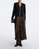 Sacai Sacai Paneled leopard-print midi skirt - 2