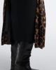 Sacai Sacai Paneled leopard-print midi skirt - 4