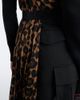 Sacai Sacai Paneled leopard-print midi skirt - 5