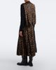 Sacai Sacai Paneled leopard-print midi skirt - 6