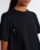 Sacai Sacai Paneled plissé cotton jersey T-shirt - 3