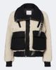 Sacai Sacai Paneled wool-blend blouson jacket - 1