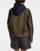 Sacai Sacai Paneled zip-up hoodie - 6