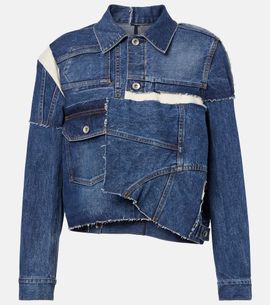 Sacai Sacai Patchwork denim jacket