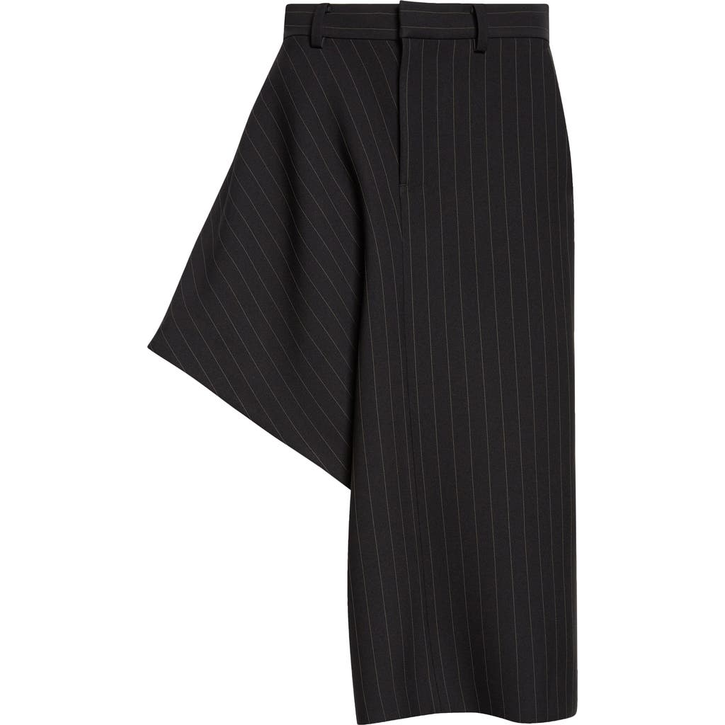 Sacai Sacai Pinstripe Twill Skirt