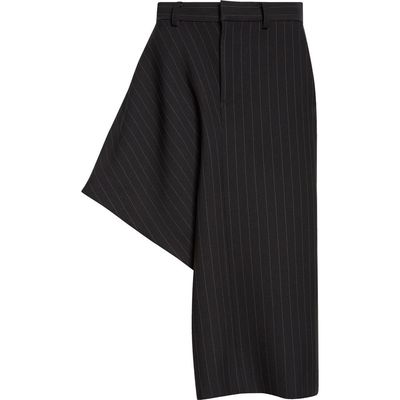 Sacai Sacai Pinstripe Twill Skirt