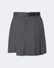 Sacai Sacai Pleated asymmetric wool miniskirt - 1
