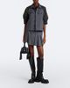 Sacai Sacai Pleated asymmetric wool miniskirt - 2