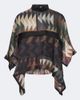 Sacai Sacai Printed satin top - 1