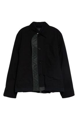 Sacai Sacai Reversible Nylon Twill & Ripstop Jacket