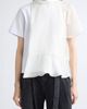 Sacai Sacai Satin & Cotton Mixed Media T-Shirt - 1