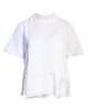 Sacai Sacai Satin & Cotton Mixed Media T-Shirt - 5