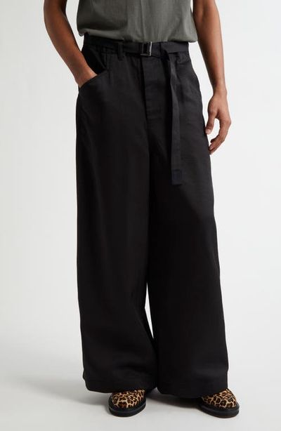 Sacai Sacai Spiewak Belted Pants