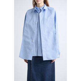 Sacai Sacai Stripe Layered Button-Up Shirt