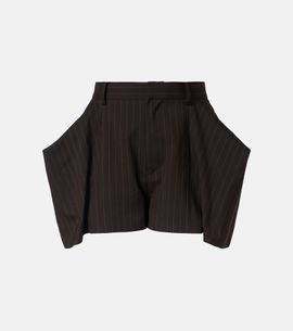 Sacai Sacai Striped Bermuda shorts