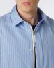 Sacai Sacai Striped cotton-blend jacket - 7