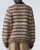 Sacai Sacai Striped cotton-blend polo sweater - 4