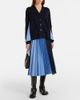 Sacai Sacai Striped cotton-blend poplin midi skirt - 2