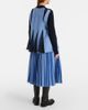 Sacai Sacai Striped cotton-blend poplin midi skirt - 3
