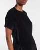 Sacai Sacai Striped jersey and poplin shirt dress - 4