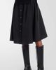 Sacai Sacai Striped jersey and poplin shirt dress - 6