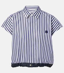 Sacai Sacai Striped poplin shirt