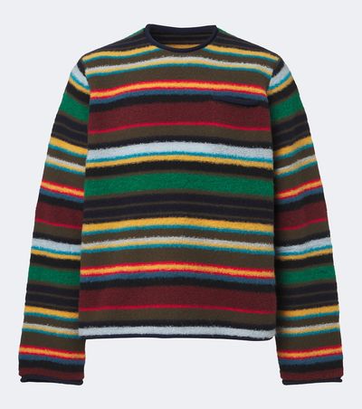 Sacai Sacai Striped wool-blend sweater