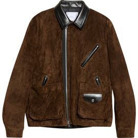 Sacai Sacai Suede Bomber Jacket