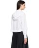 sacai sacai White Poplin Hoodie - 3