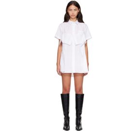 sacai sacai White Poplin Minidress