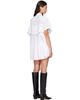 sacai sacai White Poplin Minidress - 3