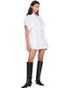 sacai sacai White Poplin Minidress - 4