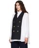 sacai sacai White Poplin x Suiting Shirt - 4