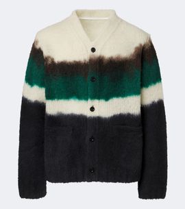 Sacai Sacai Wool-blend polo sweater