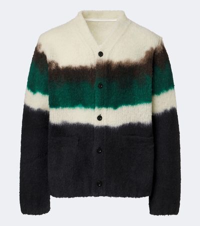 Sacai Sacai Wool-blend polo sweater
