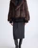 Sacai Sacai Wool Melton & Faux Fur Jacket - 2