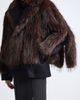 Sacai Sacai Wool Melton & Faux Fur Jacket - 5