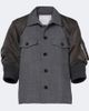 Sacai Sacai Wool twill and technical jacket - 1