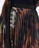 Sacai Sacai x A.P.C. plissé printed maxi skirt - 3