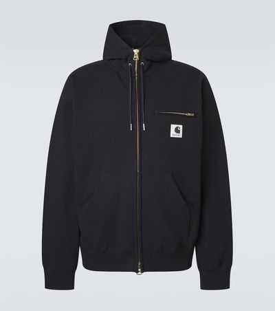 Sacai Sacai x Carhartt cotton jersey hoodie