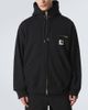 Sacai Sacai x Carhartt cotton jersey hoodie - 3
