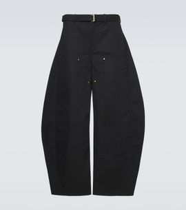 Sacai Sacai x Carhartt WIP cotton barrel-leg pants
