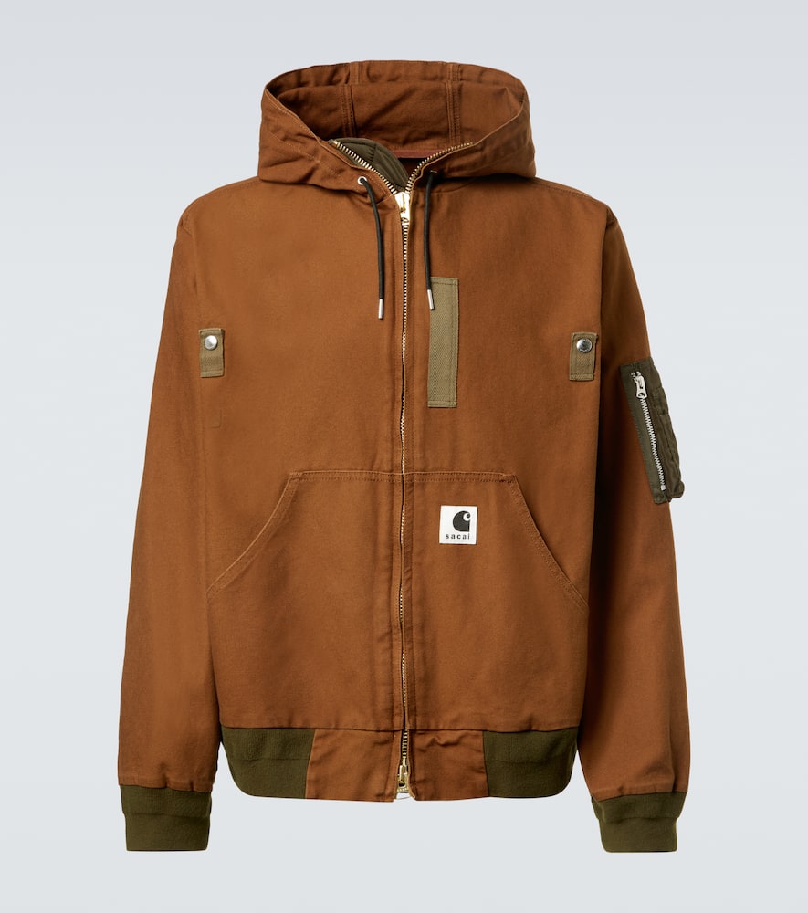 Sacai - x Carhatt cotton canvas jacket