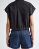 Sacai Sacai x Thomas Mason Mixed Media Top - 3