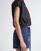Sacai Sacai x Thomas Mason Mixed Media Top - 4